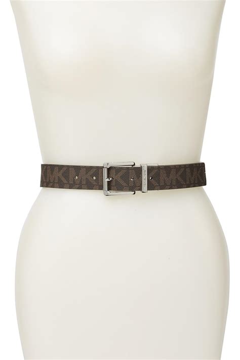 replica michael kors belt|michael kors reversible belt women's.